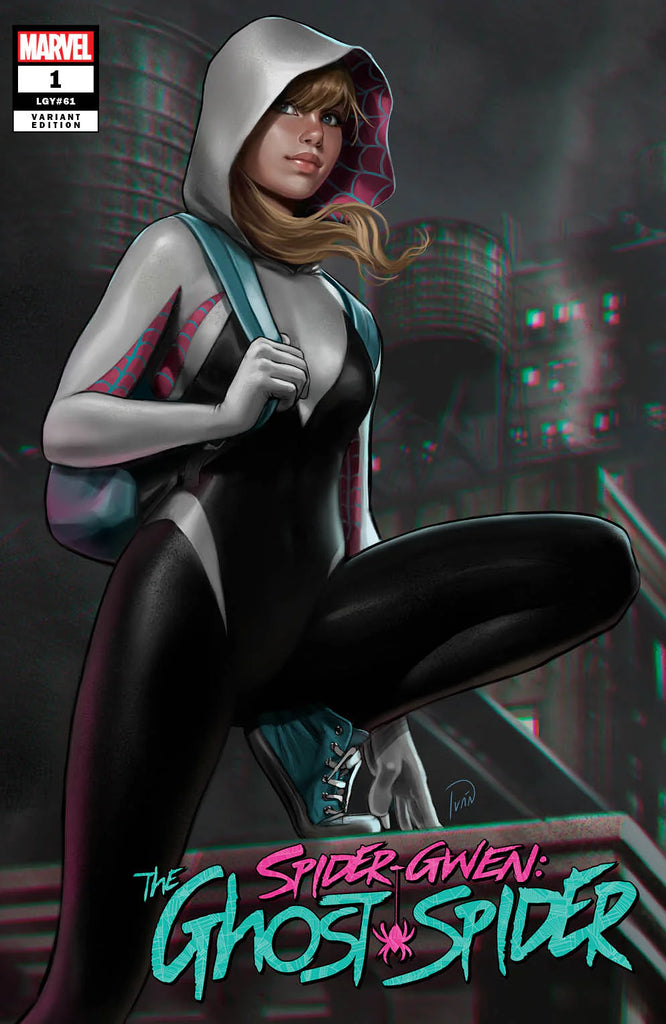SPIDER-GWEN GHOST SPIDER #1 IVAN TALAVERA Trade Dress Variant A LTD 3000