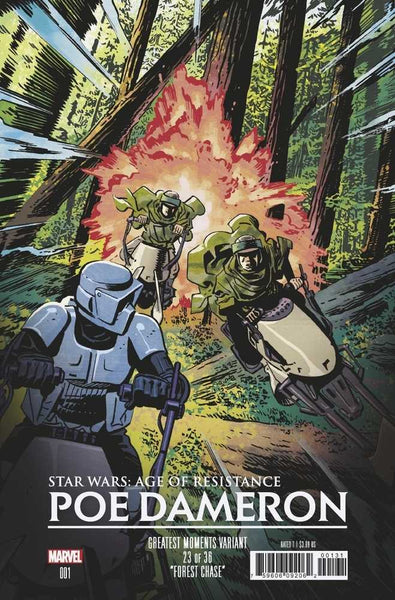 Star Wars Aor Poe Dameron #1 Samnee Greatest Moments Variant