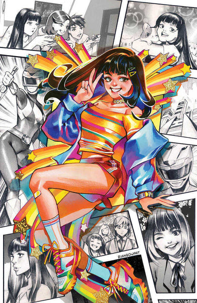 Power Rangers #9 Cover G Unlockable Variant Gonzales