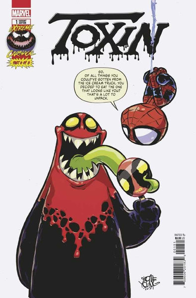 Extreme Carnage Toxin #1 Young Variant