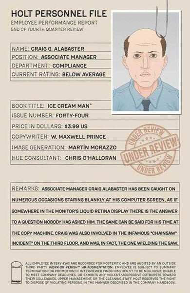 Ice Cream Man #44 Cover A Martin Morazzo & Chris Ohalloran (Mature)