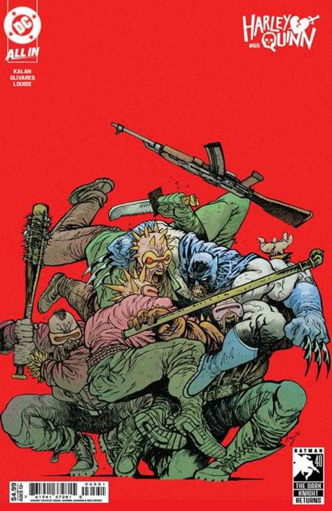 Harley Quinn #65 Cover E Daniel Warren Johnson Dark Knight Returns 40 Th Anniversary Card Stock Variant