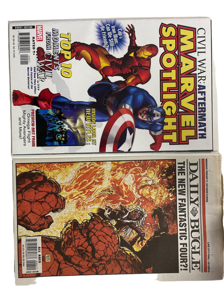 CIVIL WAR AFTERMATH SPOTLIGHT + DAILY BUGLE NEWS PAPEE - Geekend Comics