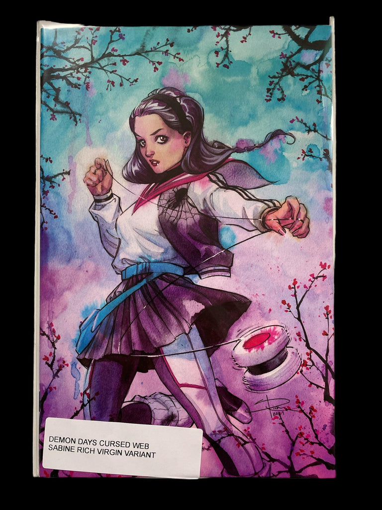 DEMON DAYS CURSED WEB VIRGIN VARIANT - Geekend Comics