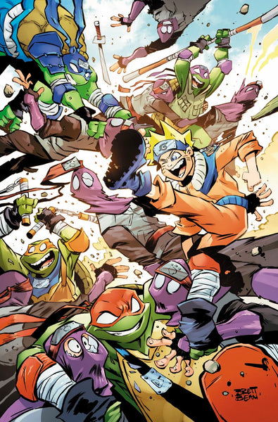 TEENAGE MUTANT NINJA TURTLES X NARUTO #3 VIRGIN VARIANT A LTD 600