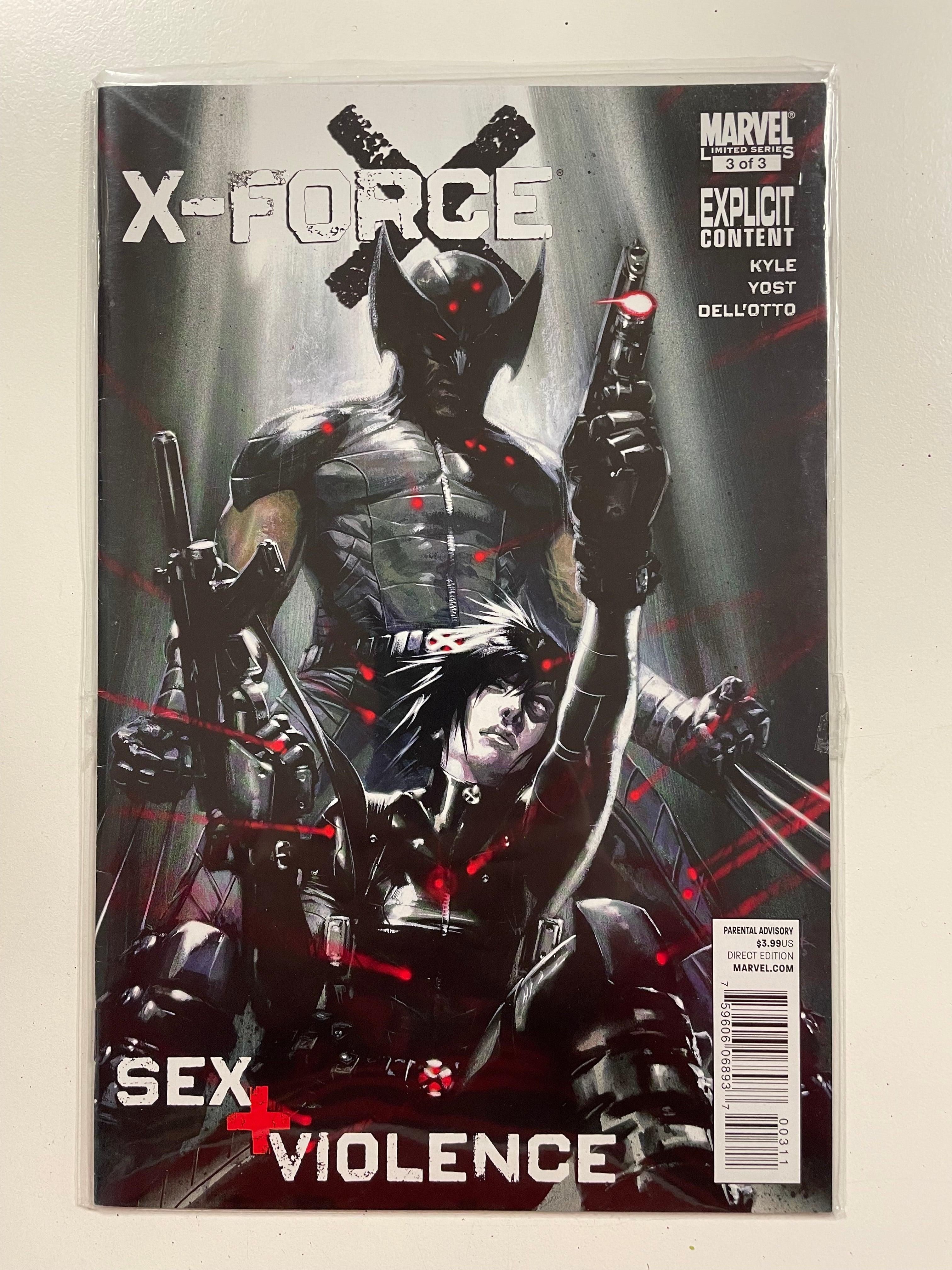 X Force Sex And Violence Full Set Of 3 – Geekend Comics