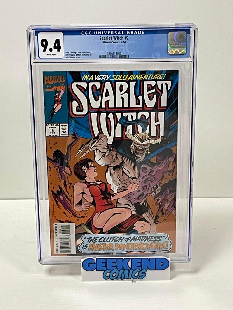 Scarlet Witch #2 CGC 9.4 First Lore Dark Scarlet Witch Doctor Strange KEY - Geekend Comics