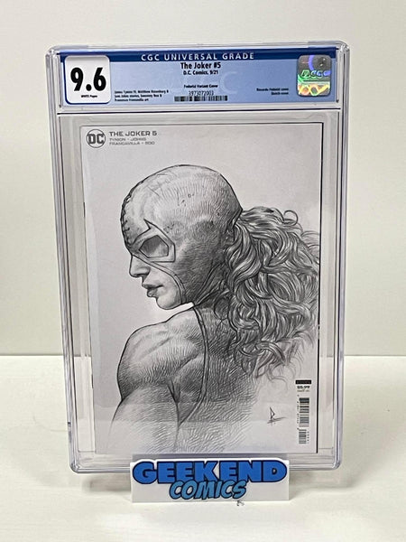 The Joker #5 / Federici Sketch Variant / CGC 9.8 - Geekend Comics
