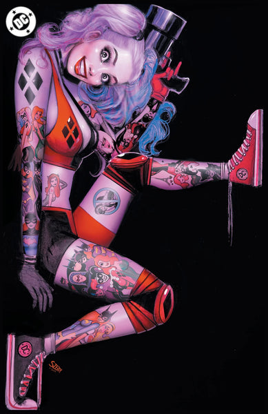 HARLEY QUINN #49 NATHAN SZERDY 616 TATTOO Virgin FOIL Variant C LTD 1000