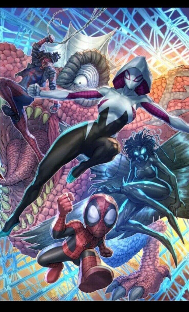 EDGE OF SPIDER-VERSE #2 VOL 2 ALAN QUAH VIRGIN VARIANT MARVEL COMICS - Geekend Comics