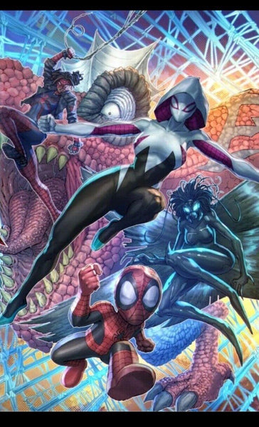 EDGE OF SPIDER-VERSE #2 VOL 2 ALAN QUAH VIRGIN VARIANT MARVEL COMICS - Geekend Comics