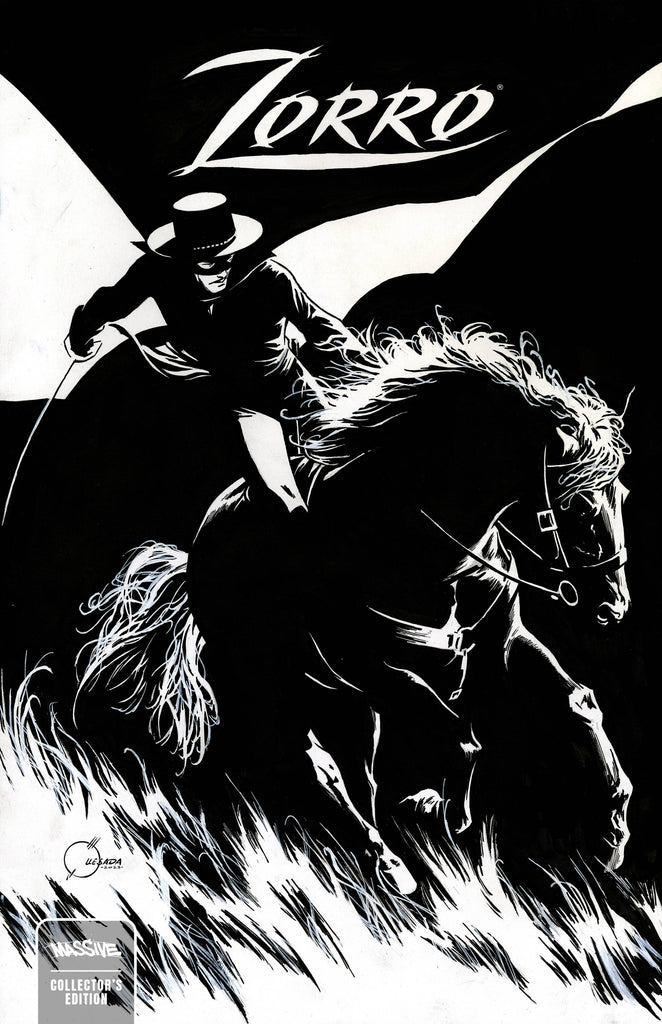 ZORRO MAN OF THE DEAD #1 (OF 4) CVR E JOE QUESADA B&W (MR) - Geekend Comics