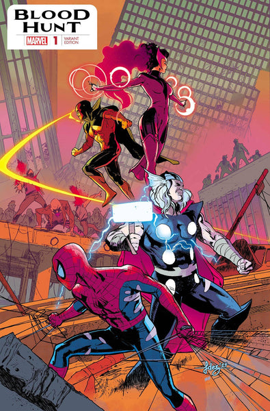 BLOOD HUNT #1 JAVIER FERNANDEZ FOIL VAR (NET) - Geekend Comics