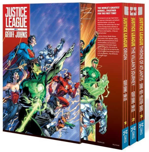 JUSTICE LEAGUE by Geoff Johns Box Set Vol. 1 - Geekend Comics