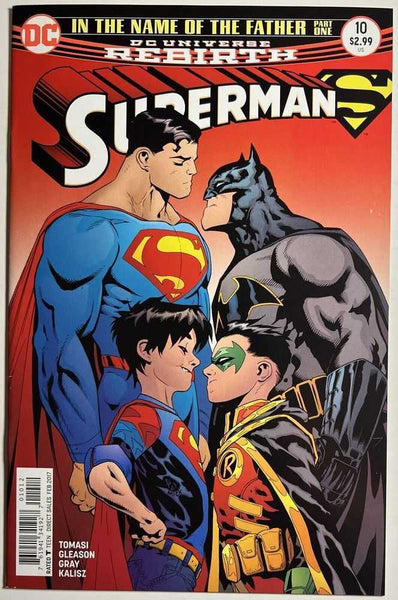 Superman #10 white cover not red as in image