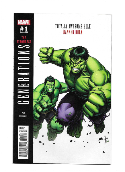 Generations Banner Hulk & Totally Awesome Hulk #1 Keown Variant