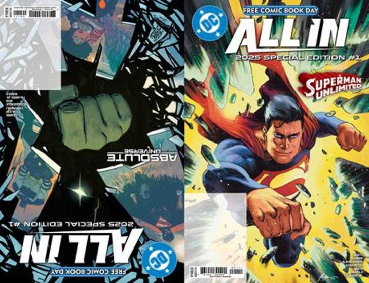 Free Comic Book Day 2025  DC All In Absolute Universe 2025
