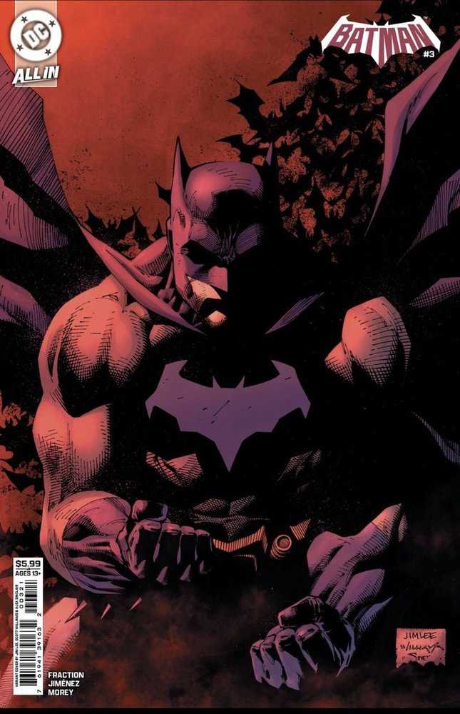 Batman #3 Cover B Jim Lee Card Stock Variant