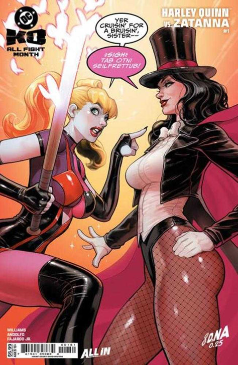 DC K.O. Harley Quinn vs Zatanna #1 (One Shot) Cover E David Nakayama Card Stock Variant