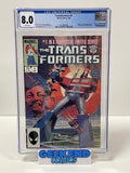 Transformers #1 (1984) - Marvel Comics - CGC 8.0