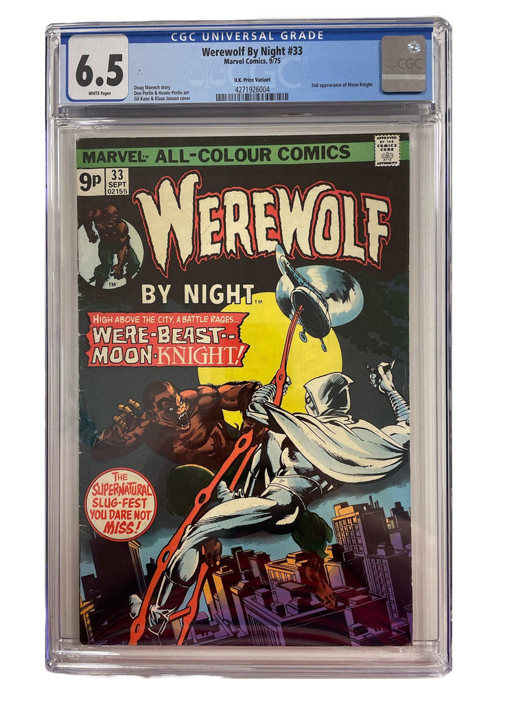 WEREWOLF BY NIGHT #33 2nd APPEARANCE OF MOONKNIGHT CGC 6.5