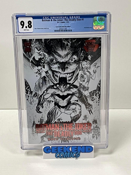 Batman & The Joker: The Deadly Duo #1 - DC -LCSD 2022 Foil CGC 9.8 - Geekend Comics