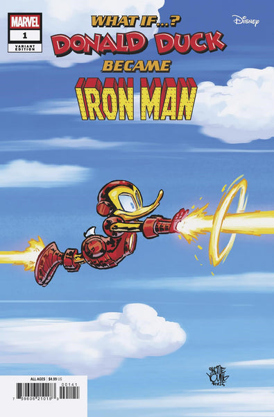 Marvel & Disney: What If ? Donald Duck Became Iron Man #1 Young Variant