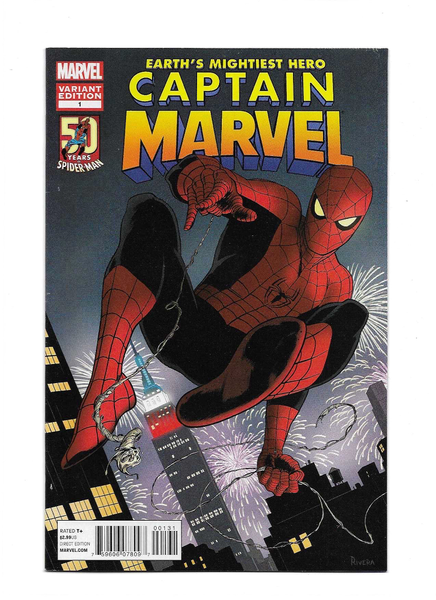 Captain Marvel #1 Asm 50th Anniv Rivera Variant