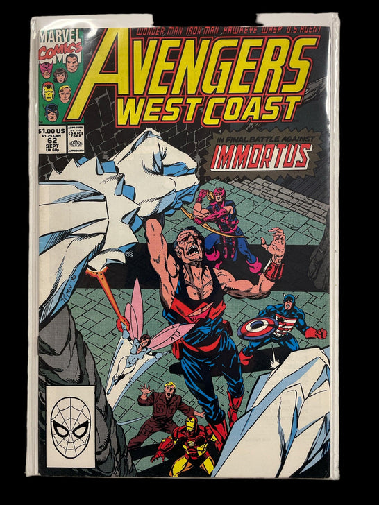 WEST COAST AVENGERS #62 1st TIME KEEPERS KEY ISSUE - Geekend Comics