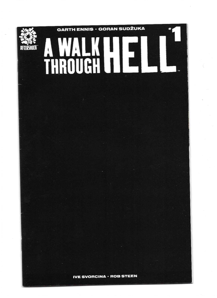 Walk Through Hell #1 Cover B All Black Shock