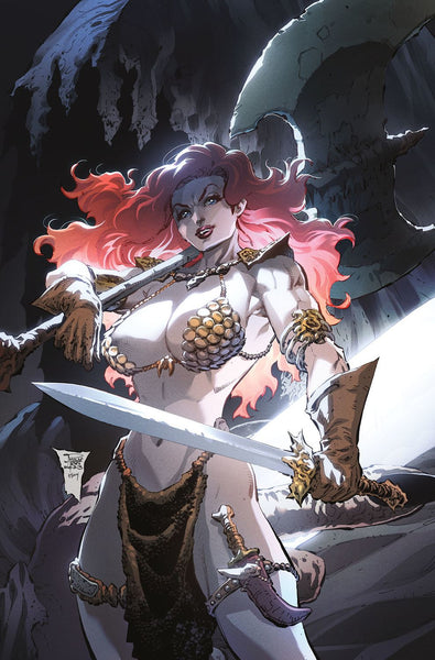 Red Sonja Empire Of The Damned #1 cover L Tan foil 15 copy incentive variant