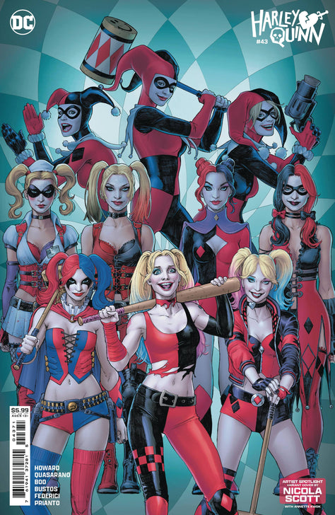 HARLEY QUINN #43 CVR D NICOLA SCOTT ARTIST SPOTLIGHT CSV