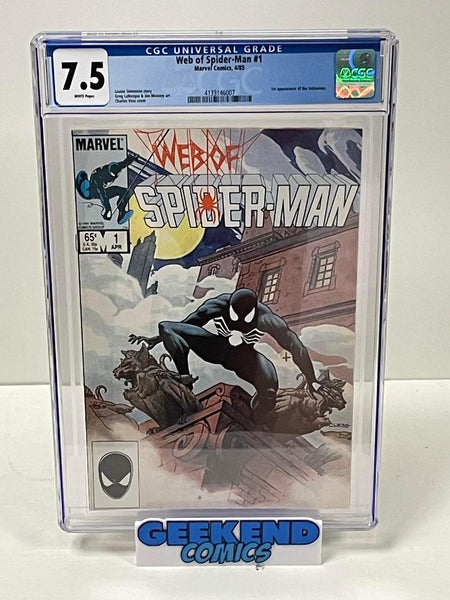 Web of Spider-Man #1 CGC 7.5 - Geekend Comics