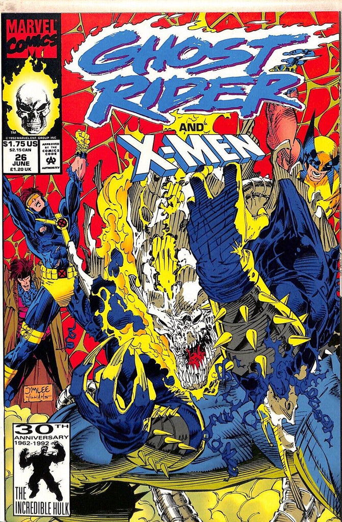 Ghost Rider And X-Men #26 (Jun 1992, Marvel)