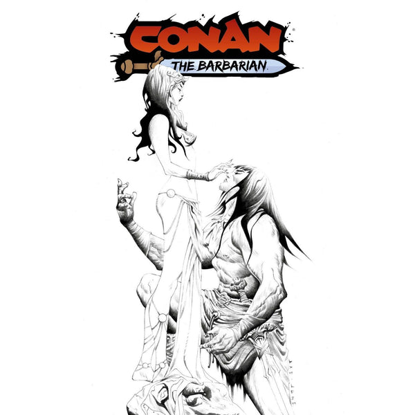 CONAN BARBARIAN #6 2ND PTG LEE B&W INK (MR) - Geekend Comics