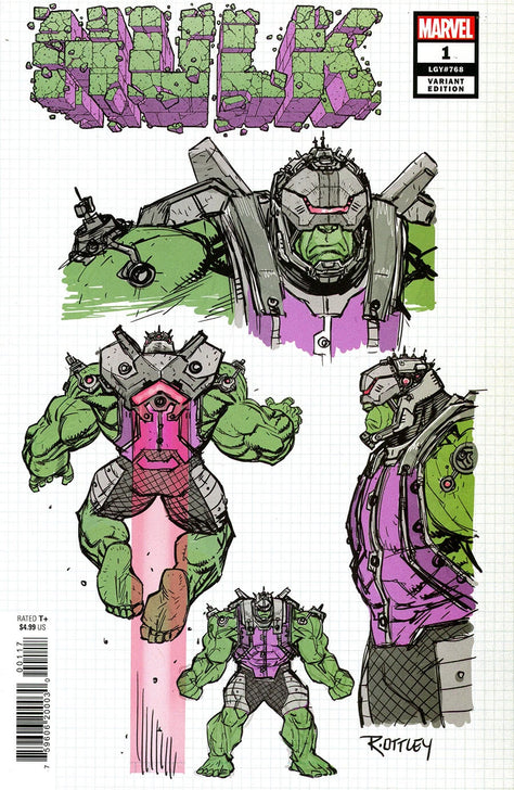 Hulk #1 Ottley Design Variant