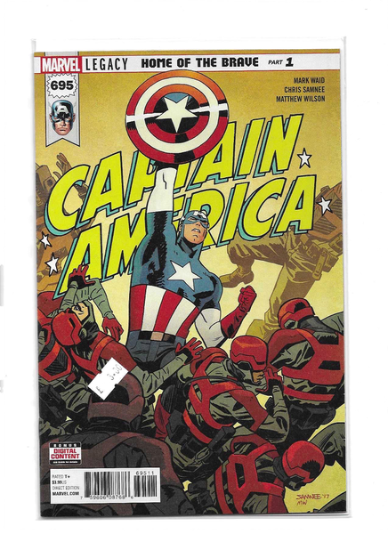 Captain America #695 Leg