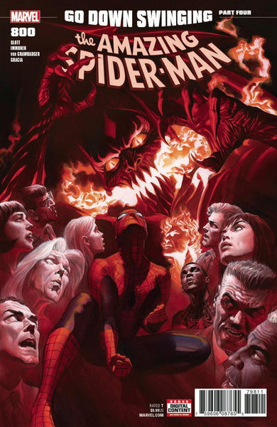 AMAZING SPIDER-MAN #800 LEG ALEX ROSS COVER - Geekend Comics