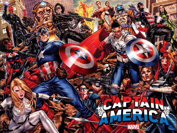 CAPTAIN AMERICA #0 BROOKS WRAPAROUND VAR - Geekend Comics