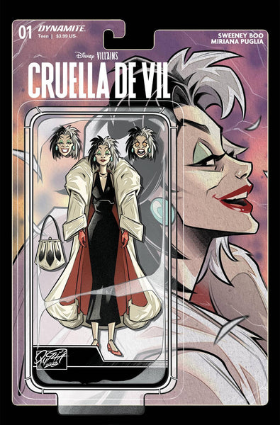 DISNEY VILLAINS CRUELLA DE VIL #1 CVR D ACTION FIGURE - Geekend Comics