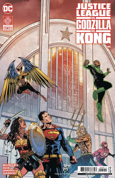 JUSTICE LEAGUE VS GODZILLA VS KONG #5 (OF 6) CVR A JOHNSON - Geekend Comics