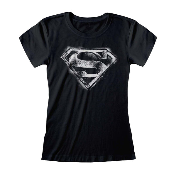 DC Superman Ladies Fitted T-Shirt - Geekend Comics